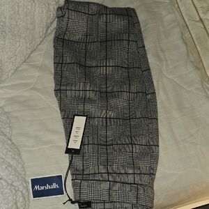 Black and White Plaid Pants